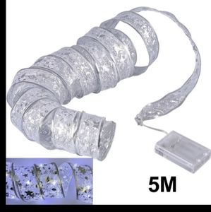 Christmas tree lighted up ribbon 3m long